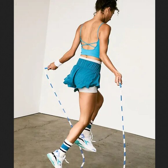 Featherweight Layering Shorts Blue Peacock S - Picture 1 of 2